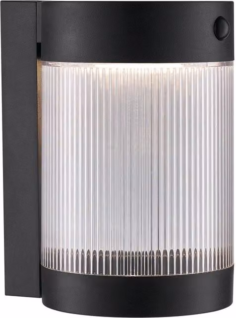Nordlux Coupar Solar LED Outdoor Wall Lantern in Black with Motion Sensor, IP44, 3000K Warm White – 1