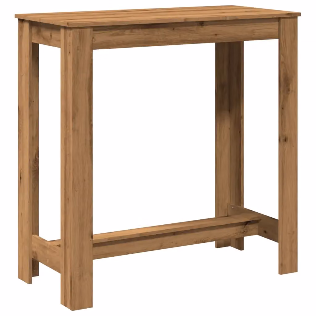 Berkfield Home Artisan Oak Bar Table in Brown, W/D/H: 102 x 50 x 103.5 cm – 2