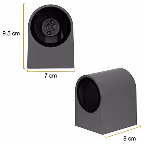 CGC Lighting Eileen Black Up and Down Outdoor Wall Light for Garden and Terrace – 5
