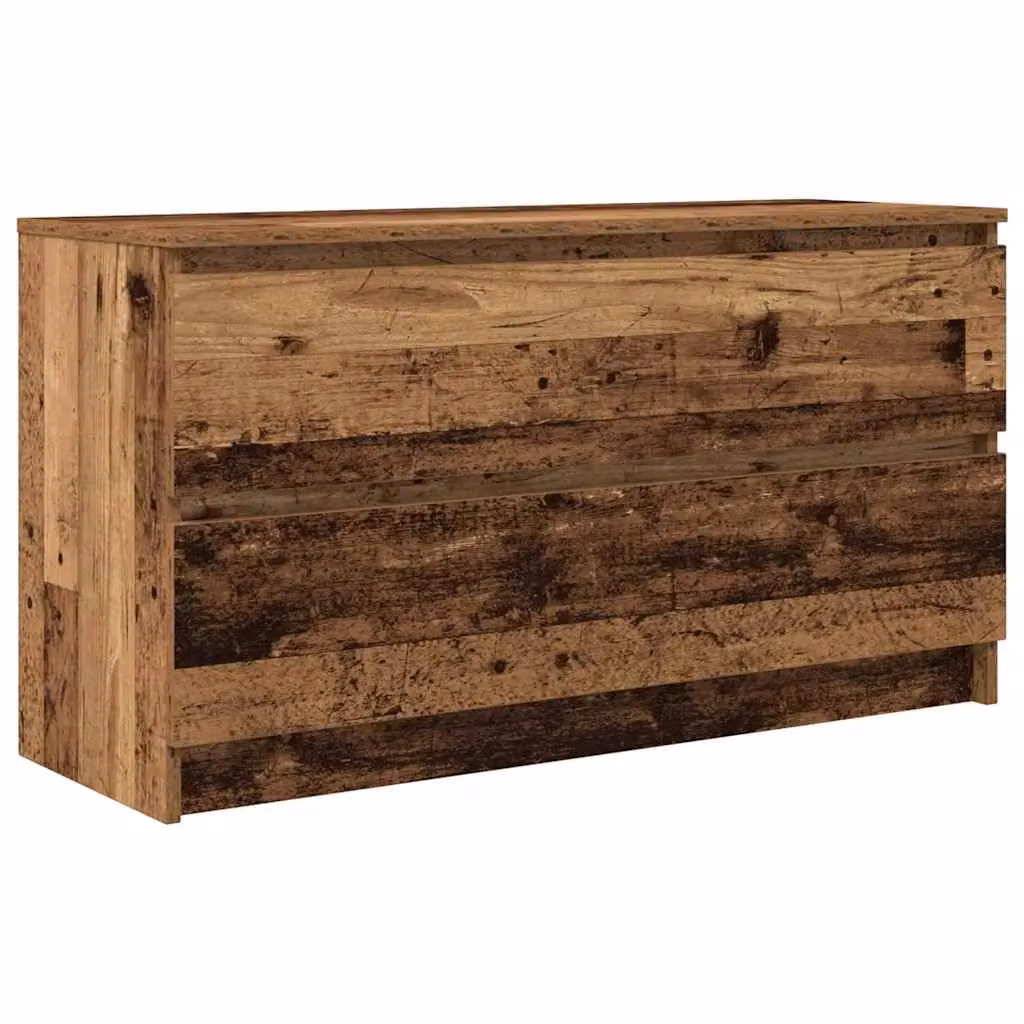 Berkfield Home Rustic Old Wood TV Cabinet in Brown, W/D/H: 100 x 35 x 54 cm – 2