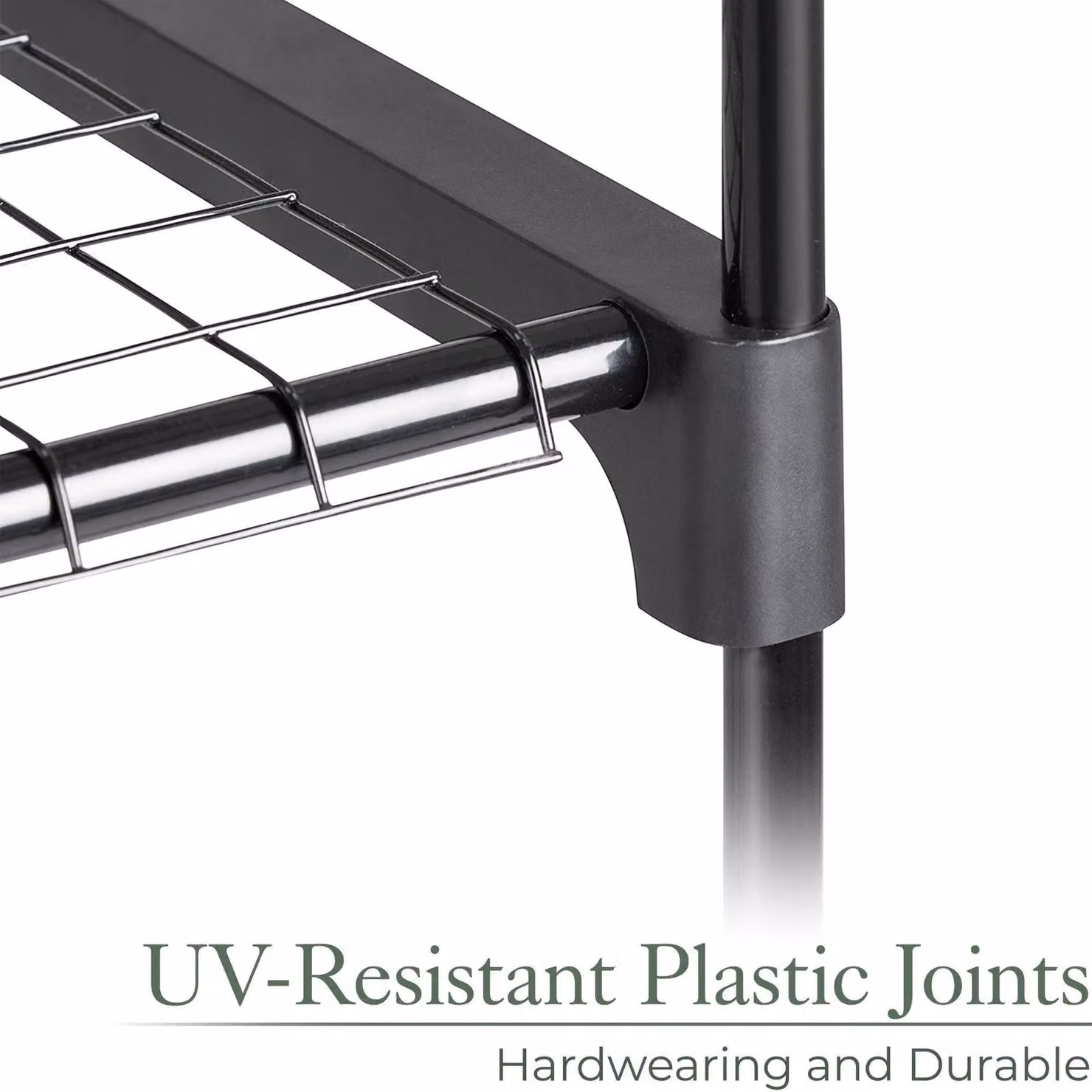 Christow 4 Tier Greenhouse Staging Plant Stand Rack in Black, W/D/H: 107.5 x 90 x 30 cm – 5