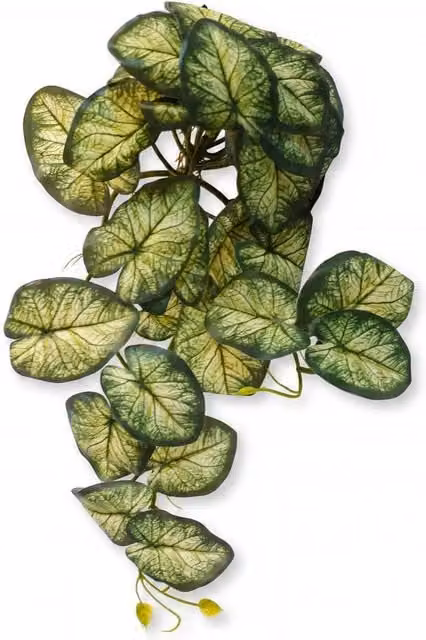 Leaf UK Artificial Hanging Heart Leaf Plant in Green