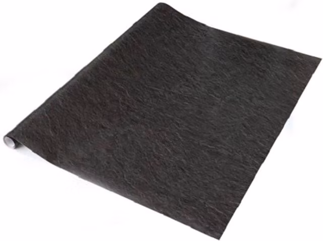 D-C-Fix Black Slate Matt Self Adhesive Vinyl Wrap Film, W/H: 90 x 210 cm