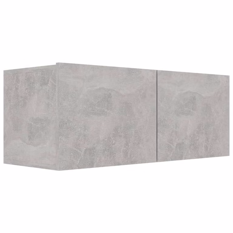 Berkfield Home Modern 6 Piece TV Cabinet Set in Concrete Grey Matt MDF