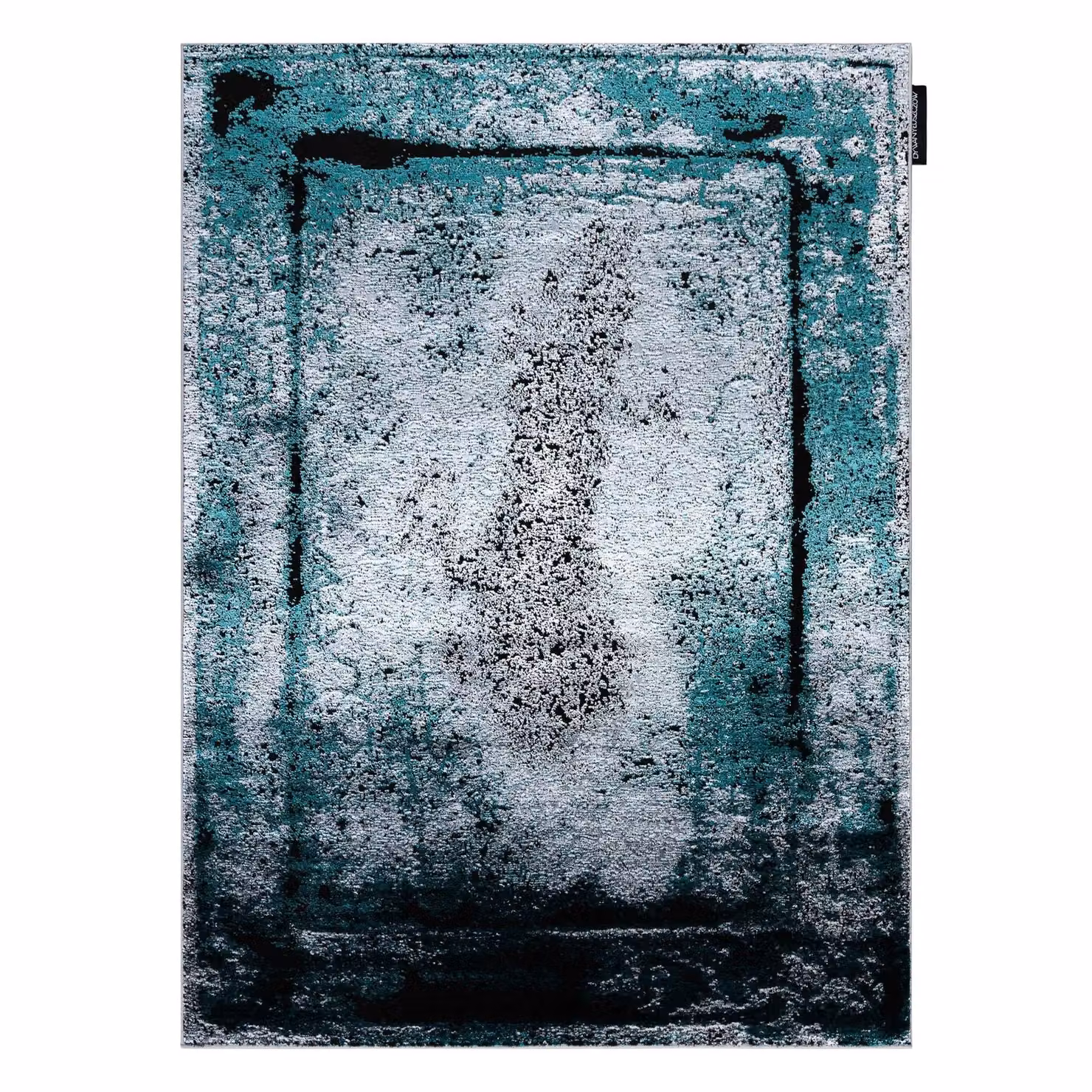 RugsX De Luxe Abstract Grey and Multicolour Polyester Rug, W: 140 cm, D: 190 cm – 3