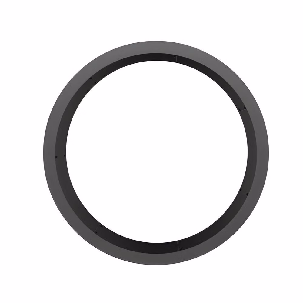 VEVOR 35 inch Carbon Steel 7-Section Fire Pit Ring in Black for Above or In-Ground DIY Campfires – 7
