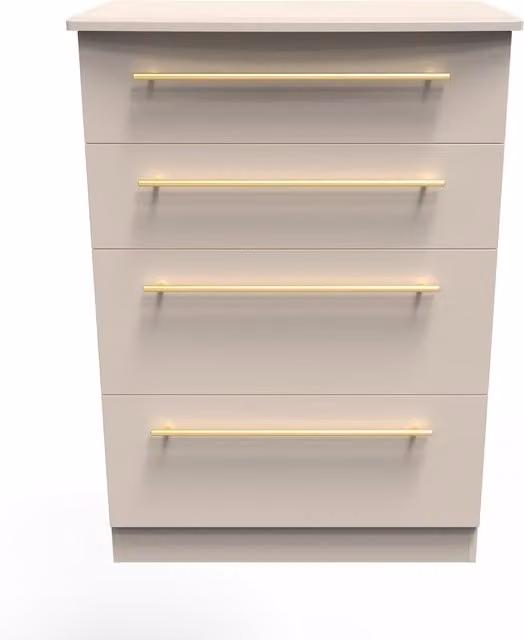 Haworth Ready Assembled 4 Drawer Deep Chest in Kashmir Matt