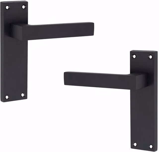 Golden Grace Matt Black Door Handles