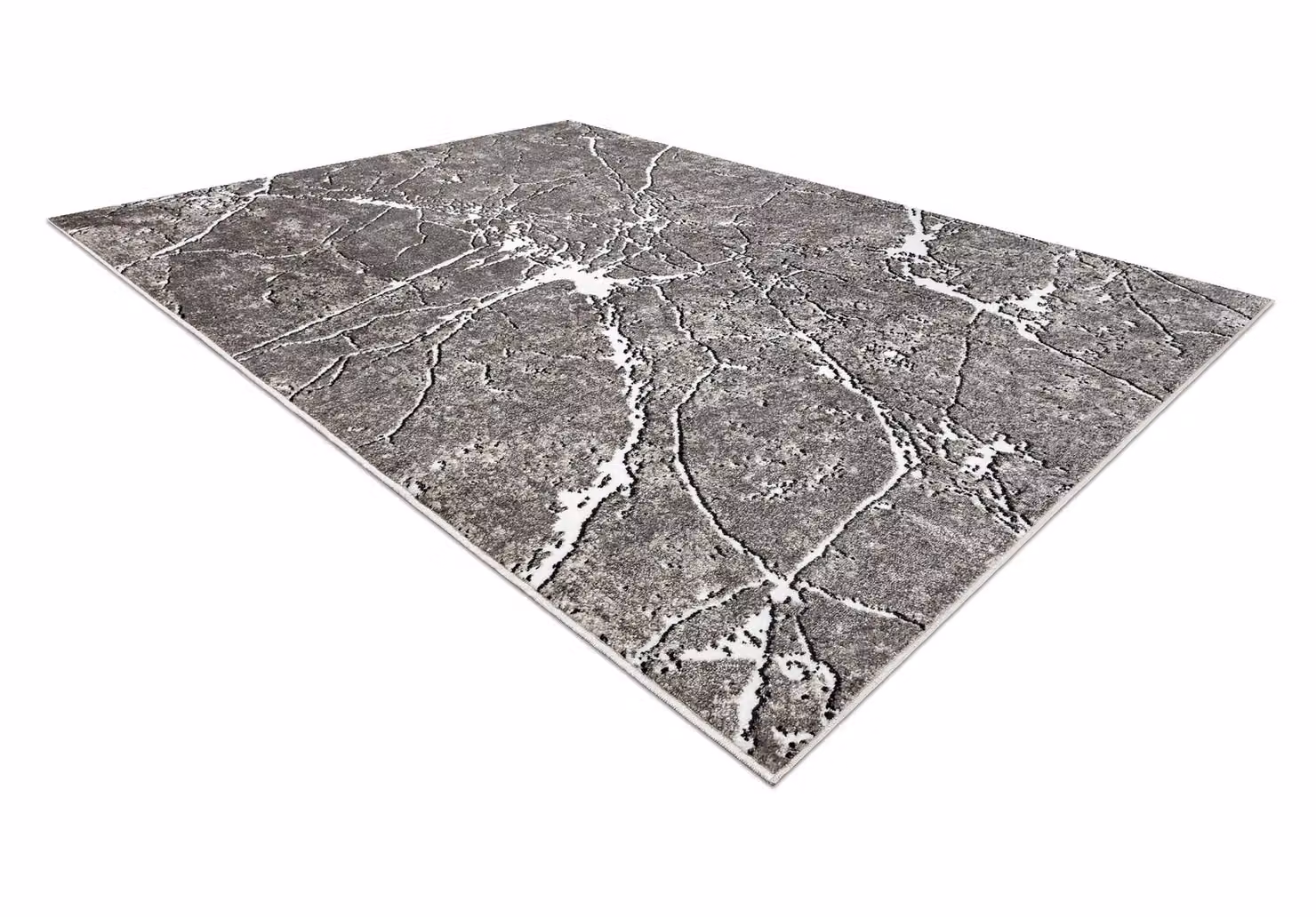 RugsX Mateo Abstract Modern Grey Rug with High-Low Effect, W: 120 cm, L: 170 cm – 2