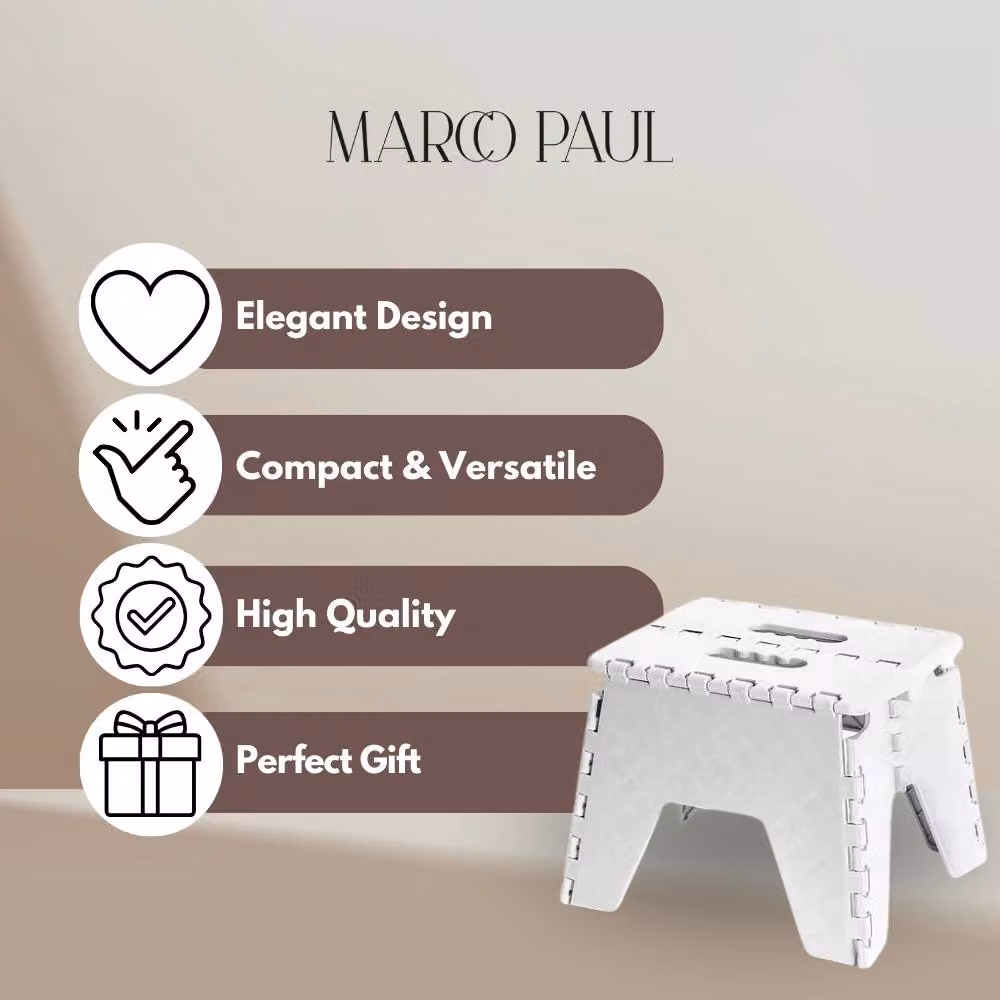 Marco Paul White Folding Step Stool – 3