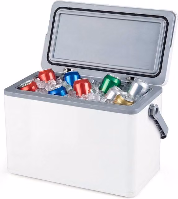 Costway Portable Hard Cooler 12L Injection Moulded Insulated Ice Chest in White