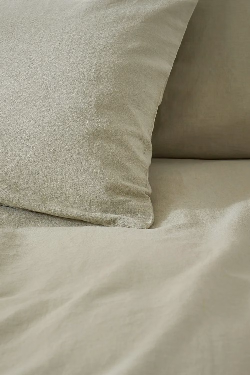 Martex Touch of Linen Cotton and Linen Blend Pillowcase Pair in Green, W/D/H: 50 x 75 cm – 2
