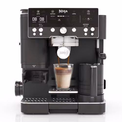 Ninja Luxe Premier 3-in-1 Coffee Machine with Cold Brew Function and Integrated Scale, Black ES601UKBK
