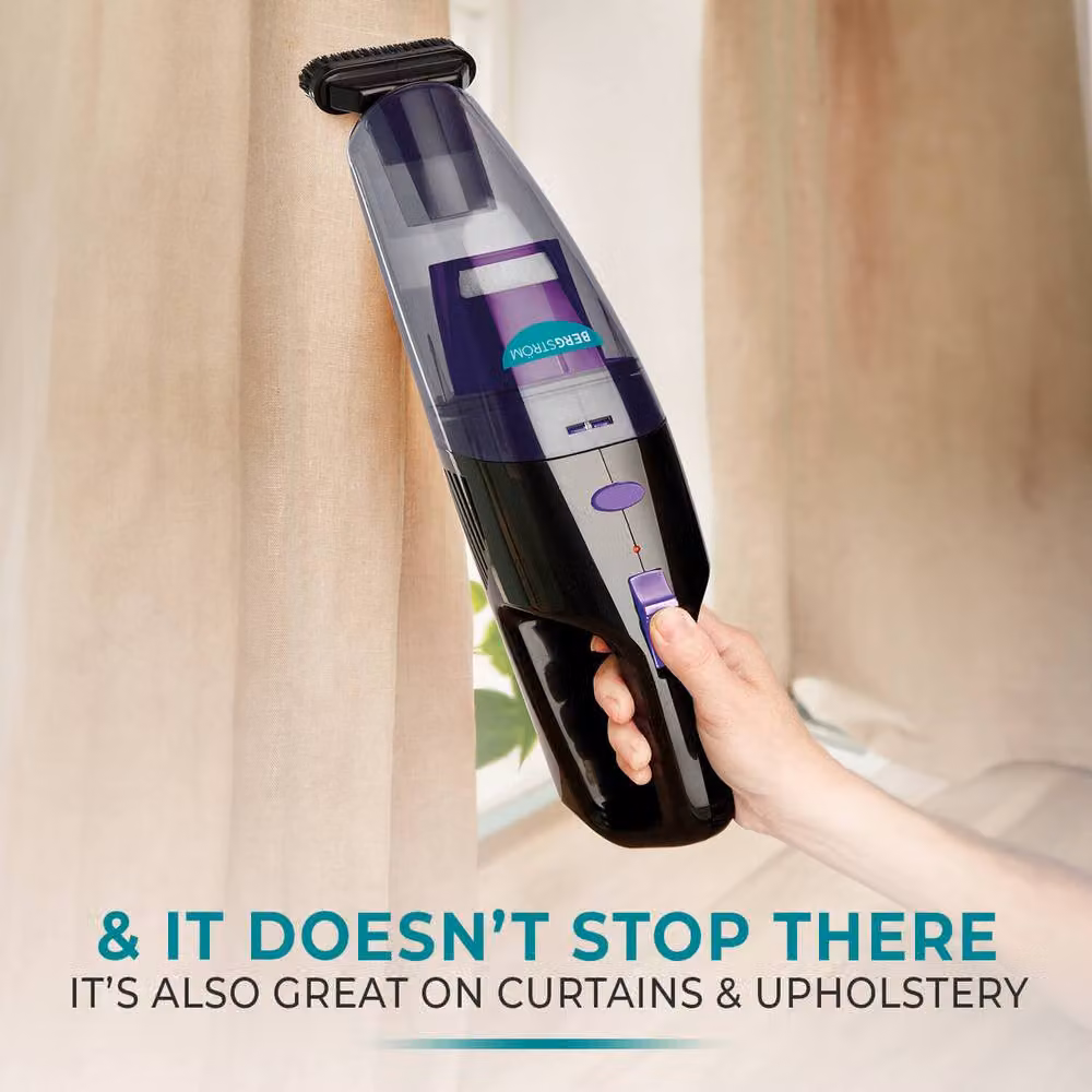 Bergstrom Multicolour Handheld Wet and Dry Cordless Rechargeable Vacuum Cleaner with Washable Filter – 3