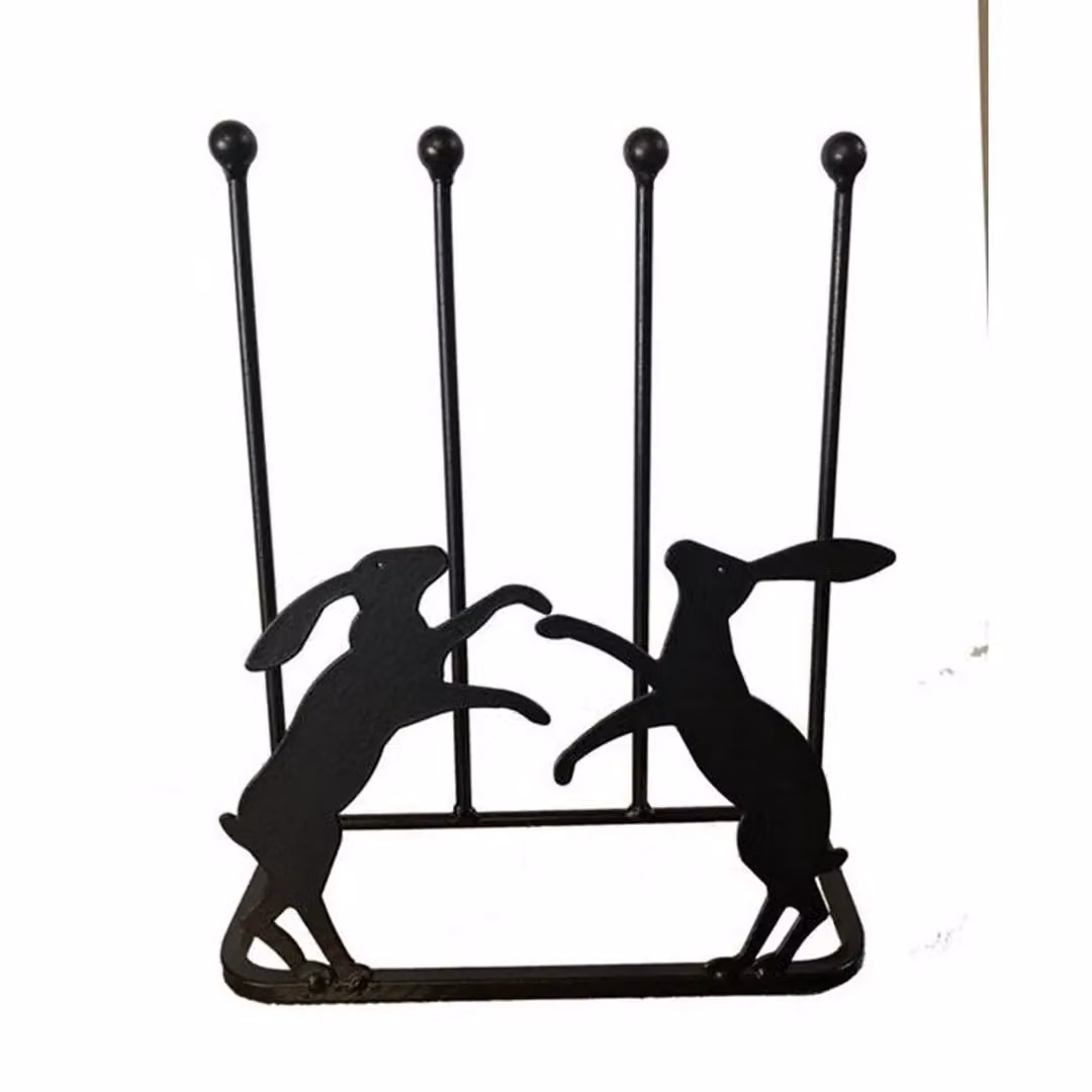 Poppyforge Black Metal 2 Pair Boot Rack, W/D/H: 38 x 30.4 x 48.3 cm – 2