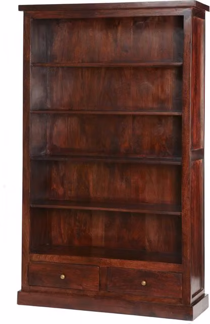 Worcester Jaipur Dark Mango Large Bookcase in Brown