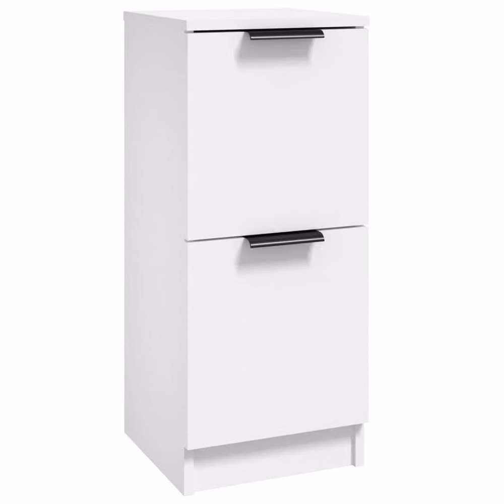 Berkfield Home White MDF Sideboard W/D/H: 30 x 30 x 70 cm – 2