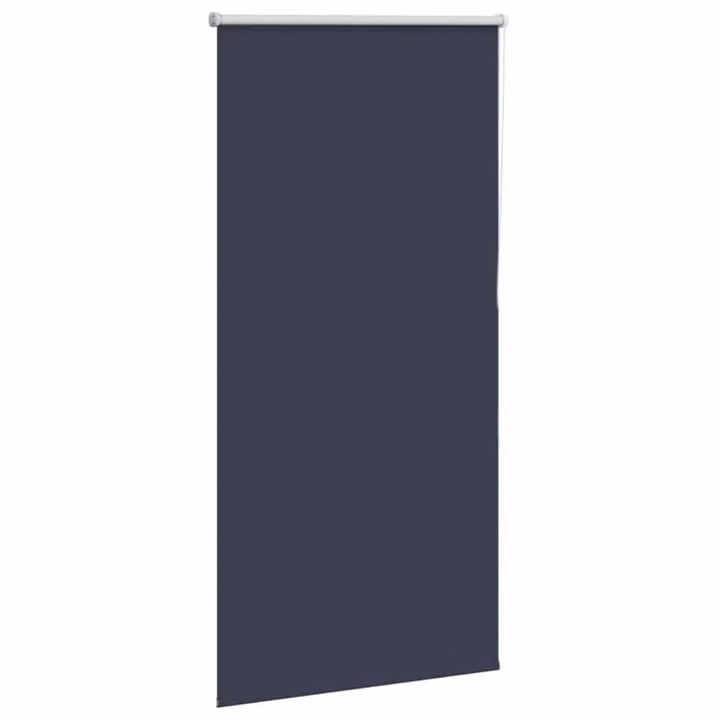 Berkfield Home Marine Blackout Roller Blind, Blue Polyester, W: 80 cm, H: 130 cm – 3