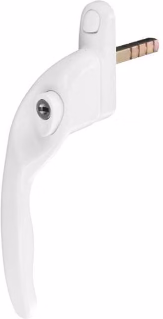 Securit White UPVC Left Hand Espag Lock Window Handle
