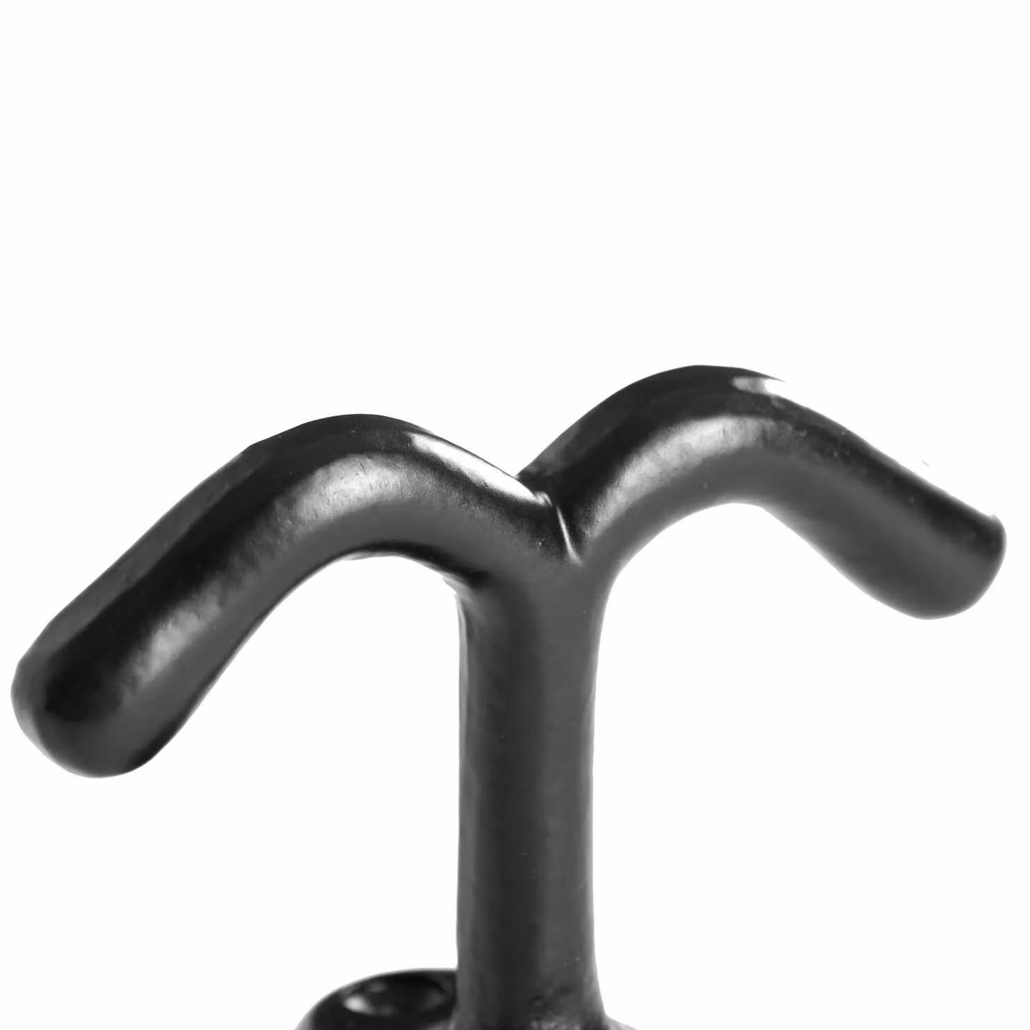 Hammer and Tongs Matt Black Iron Double Ceiling Hook, W: 80 mm, H: 60 mm – 3
