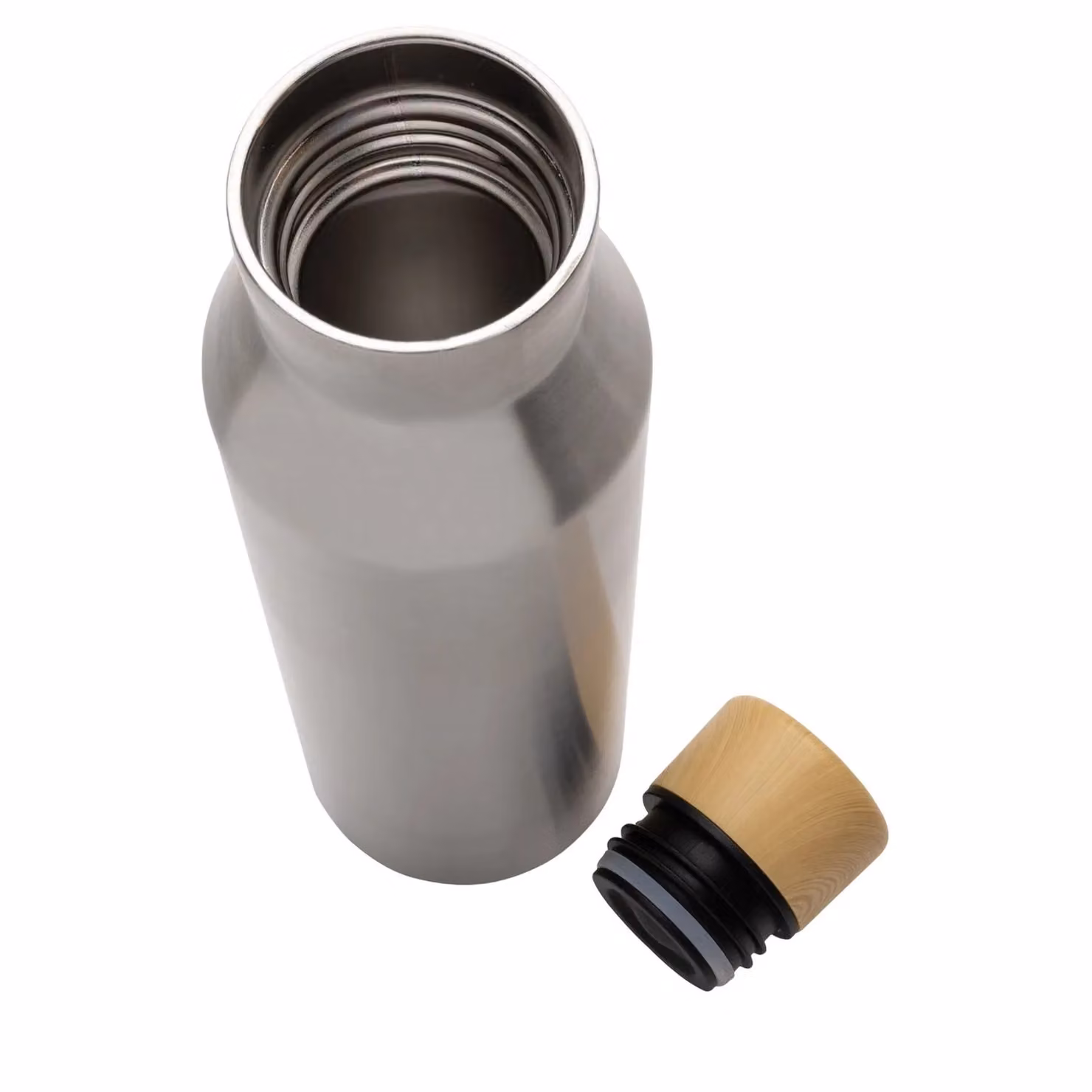 XD Design Gaia Stainless Steel Vacuum Insulated Water Bottle, 600ml, Silver – 2