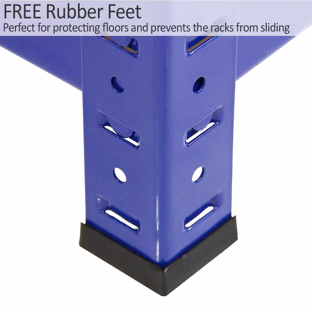 Monster Racking Steel Shelving Units, Blue, W: 90 cm, D: 45 cm, H: 180 cm – 7