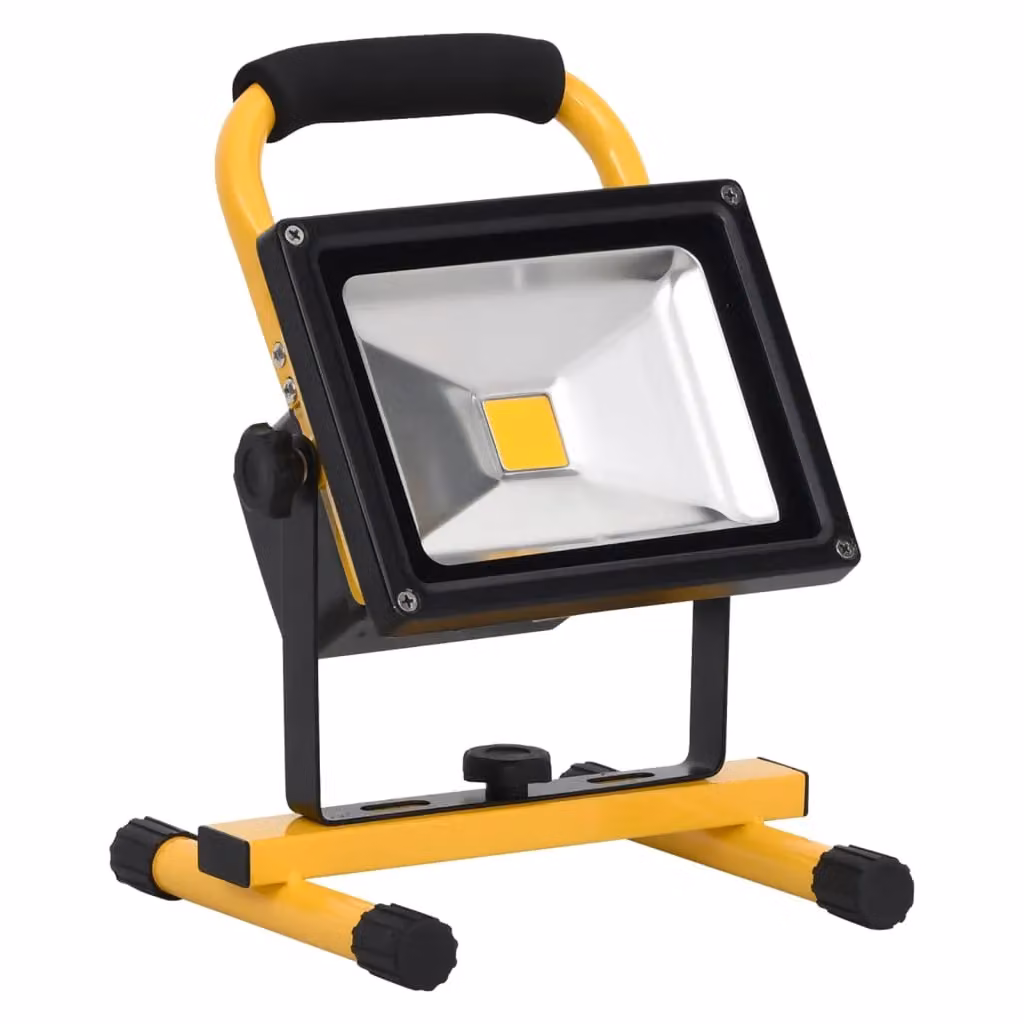 Berkfield Home Rechargeable LED Spotlight with Handle, 30 W, Cool White, Black – 3