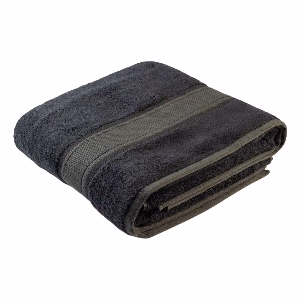 ARTG Black Bamboo and Cotton Fluffy Beach Towel – 2