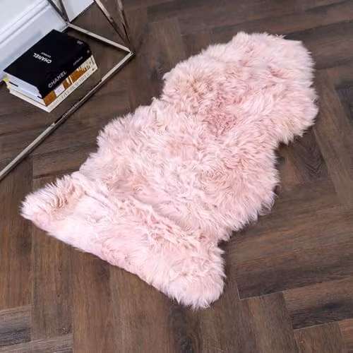 Native Home & Lifestyle Pink Sheepskin Rug W/D: 60 x 120 cm – 3