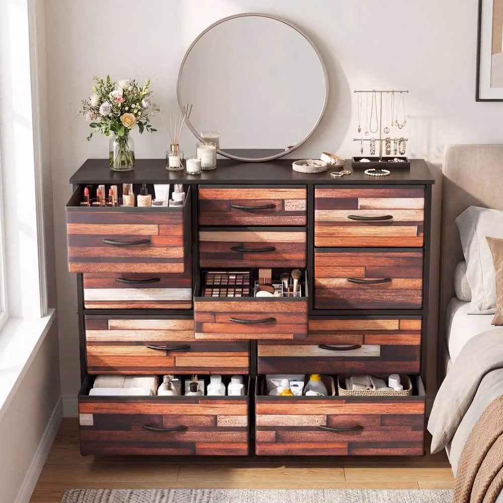 Kelvenix 11-Drawer Tall Storage Chest Dresser in Black – 3