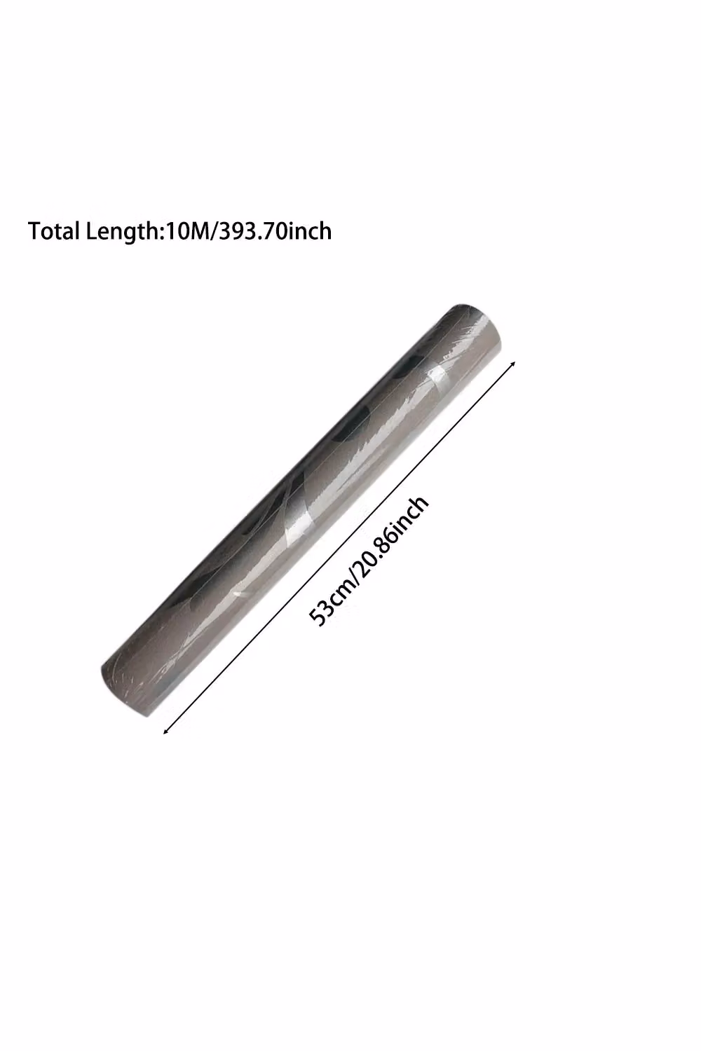 Living and Home Grey and Silver 3D Luxury Embossed Non-Woven Wallpaper Roll for Bedroom or Living Room, W: 53 cm x L: 10 m – 3