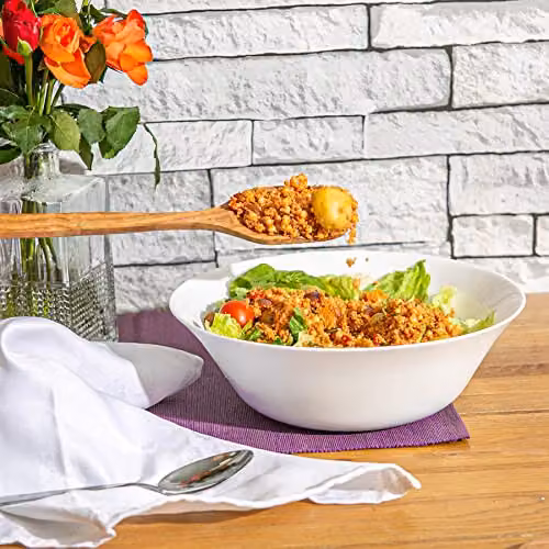 Bormioli Rocco White Moon Glass Serving Bowl, White – 2