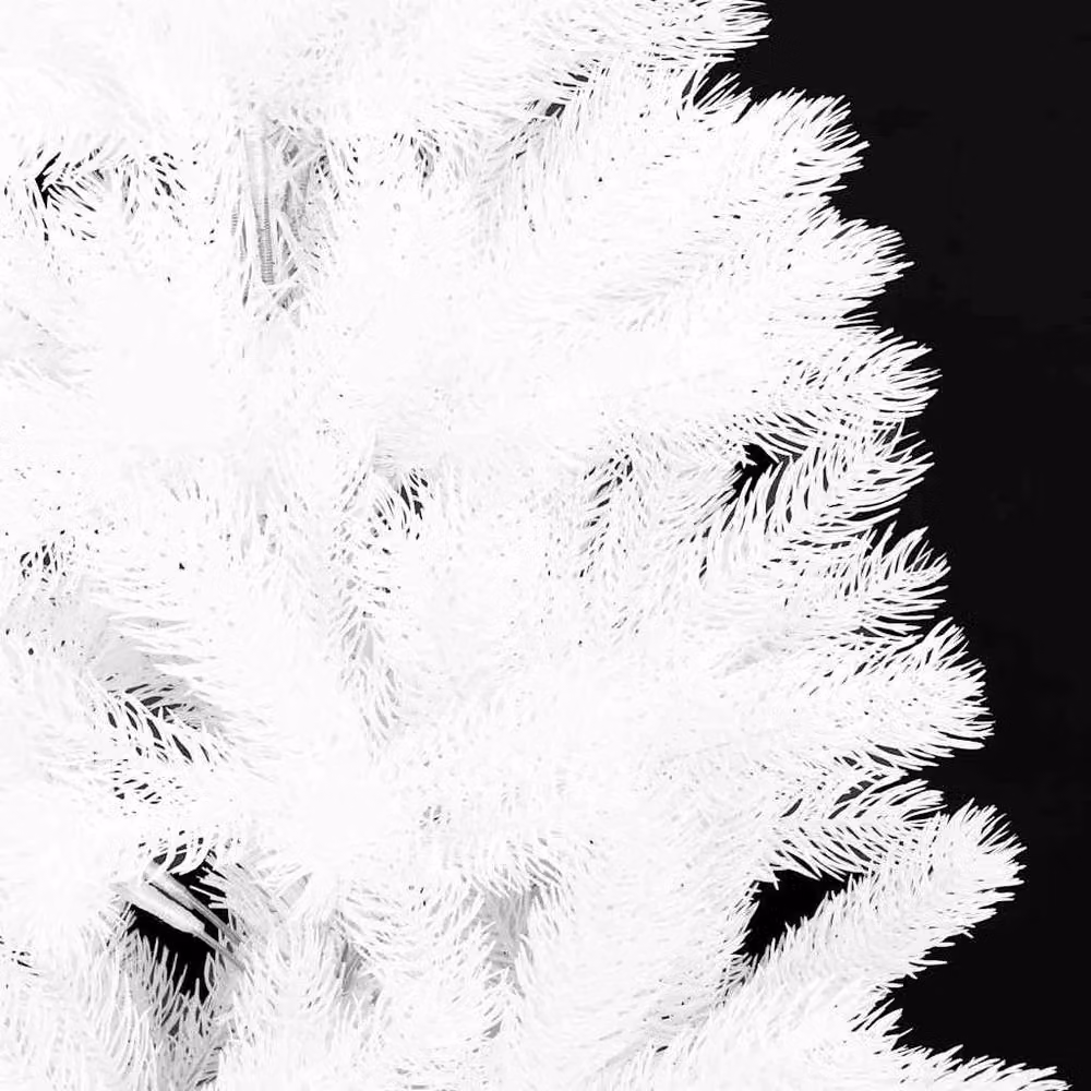 Berkfield Home Lifelike Artificial White Christmas Tree, Height: 210 cm – 3