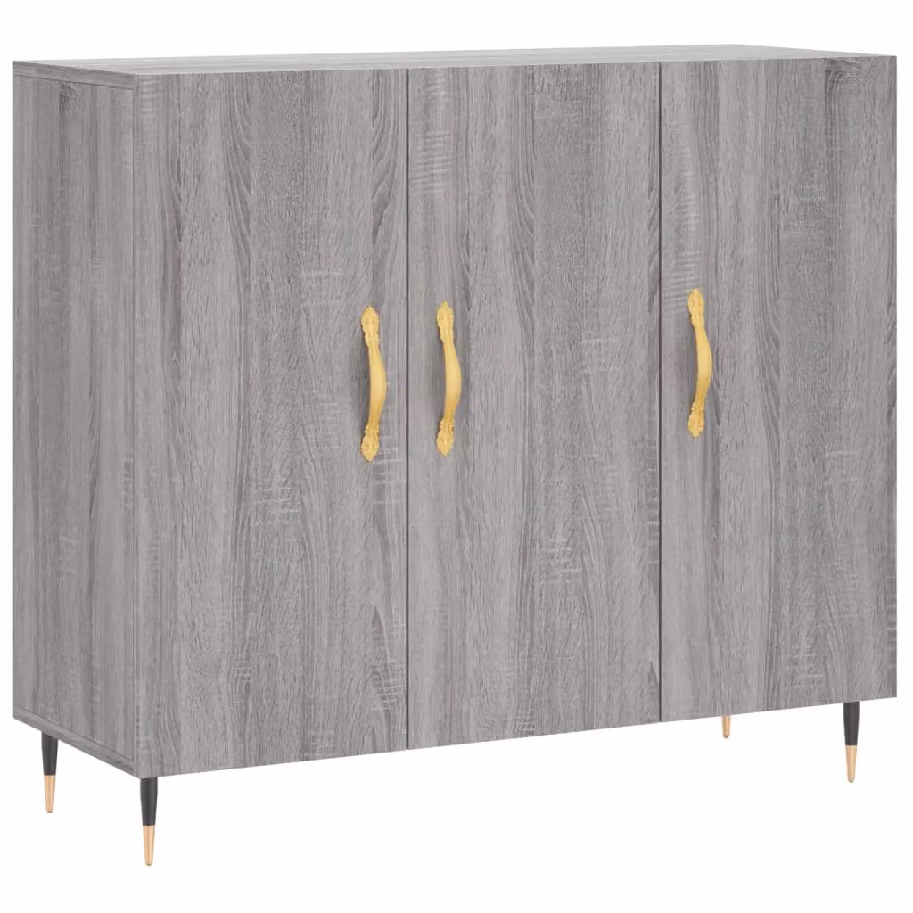 Berkfield Home Grey Sonoma Sideboard W/D/H: 90 x 34 x 80 cm – 2