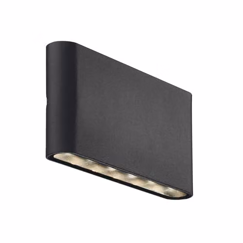Nordlux Kinver LED Outdoor Wall Light, Black Metal, IP54, 3000k Warm White – 3