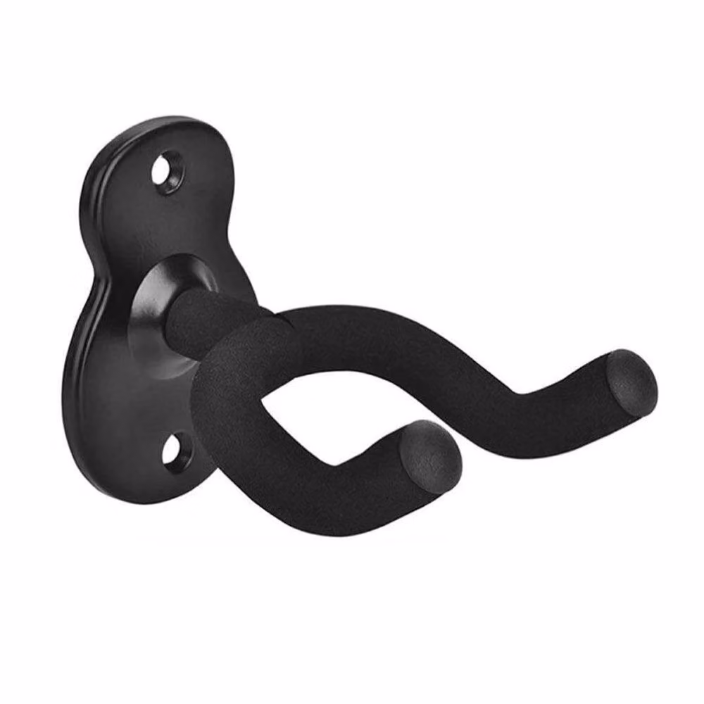 SPETLEK Black Metal Guitar Wall Mount Hanger Hook – 4