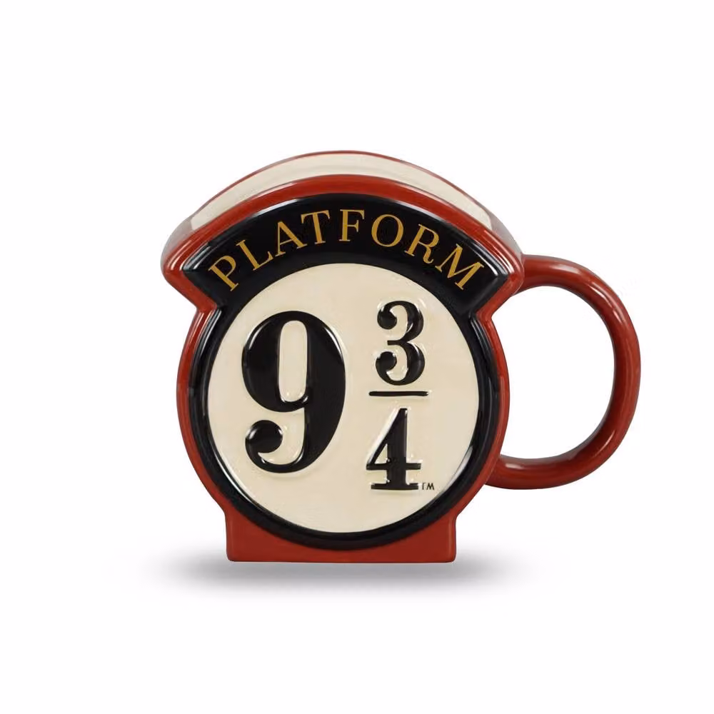 Half Moon Bay Harry Potter Platform 9 3/4 Ceramic Mug, 400ml, Red and Multicolour – 2