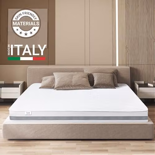 The White Stone Hybrid Single Mattress, White and Grey, W/D/H: 90 x 190 x 20 cm – 2
