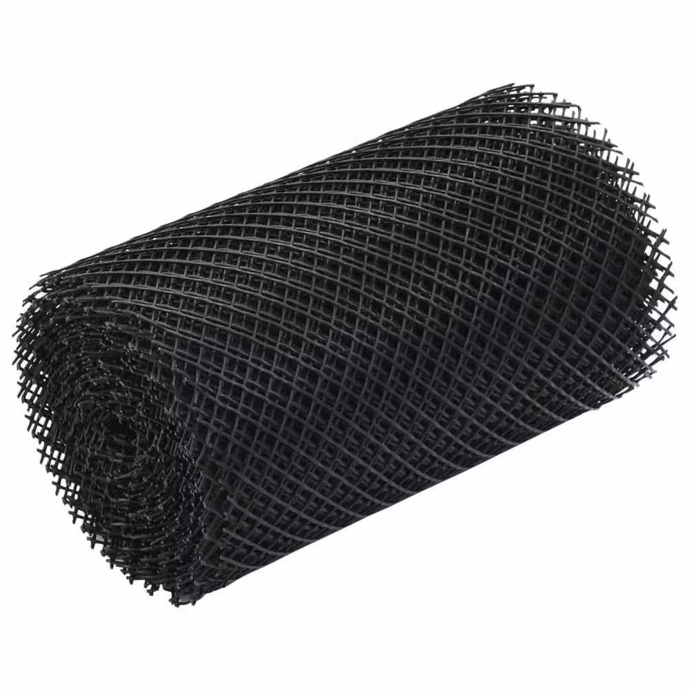 Berkfield Home 4 Piece Gutter Mesh with Clips in Black and Multicolour – 5