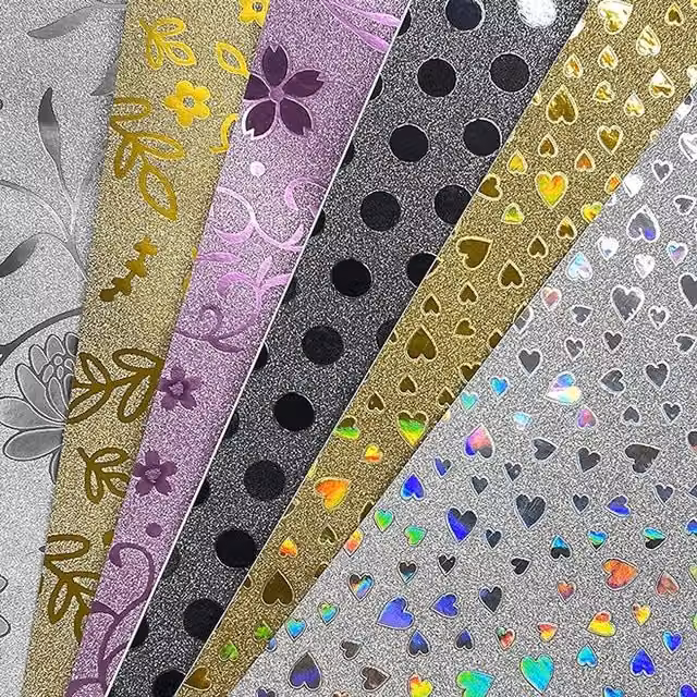 Syntego Pack of 12 A4 Party Paper Sheets in Multicolour, Pink, Silver, Gold and Grey