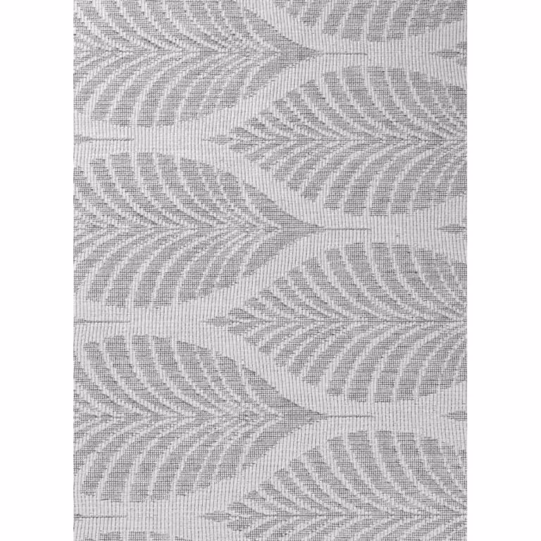 THE RUGS Liora Reversible Indoor Outdoor Trellis Flat Woven Rug in White and Beige, W/D: 120 x 170 cm