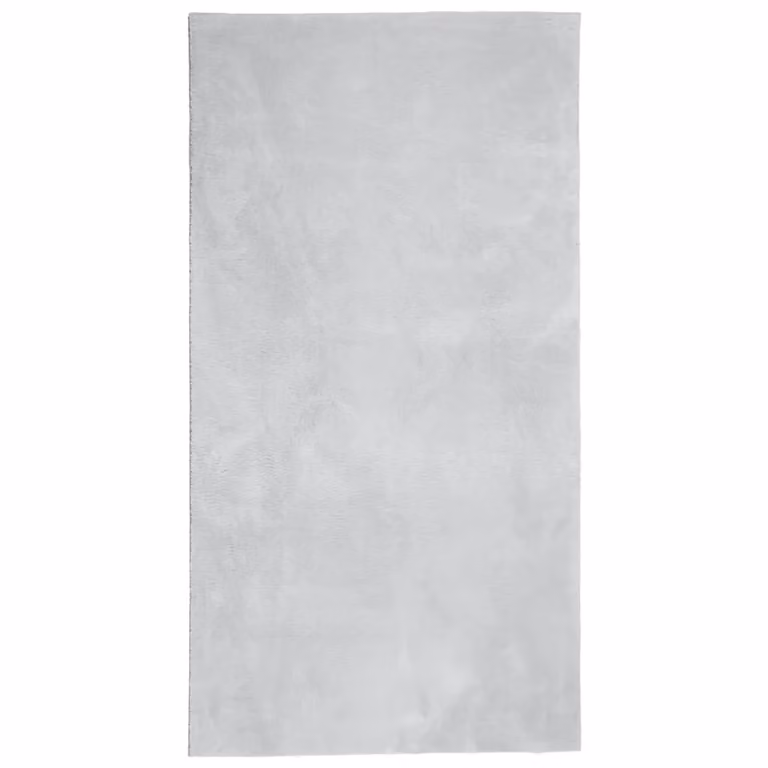 Berkfield Home HUARTE Grey Short Pile Washable Non-Slip Rug, W: 60 cm, L: 110 cm