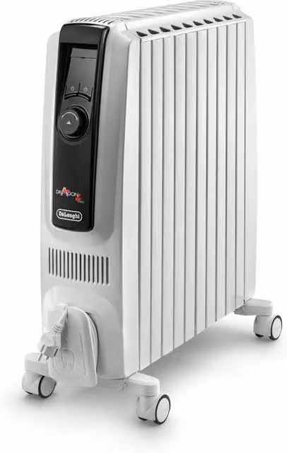 DeLonghi Dragon 4 TRDX41025E Oil Filled Radiator in White – 1