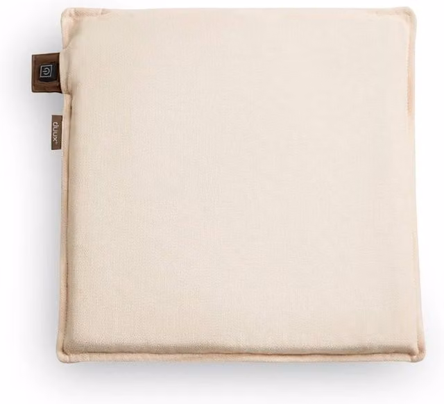 Duux Mellow Rechargeable Heated Fleece Seat Pad in Beige