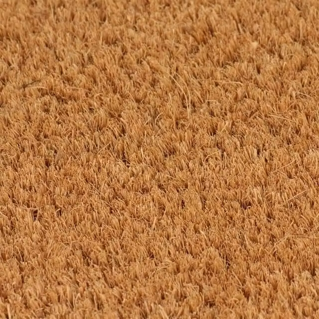 Berkfield Home Durable Tufted Coir Door Mat, Brown, W: 80 cm, D: 100 cm