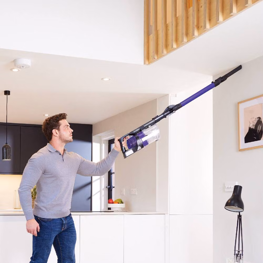 Shark Anti Hair Wrap Cordless Stick Vacuum Cleaner Flexology Pet IZ202UKT in Black and Purple – 6