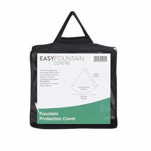 La Hacienda Green Plastic Fountain Protection Cover, L32 x W24 x H3.2 cm