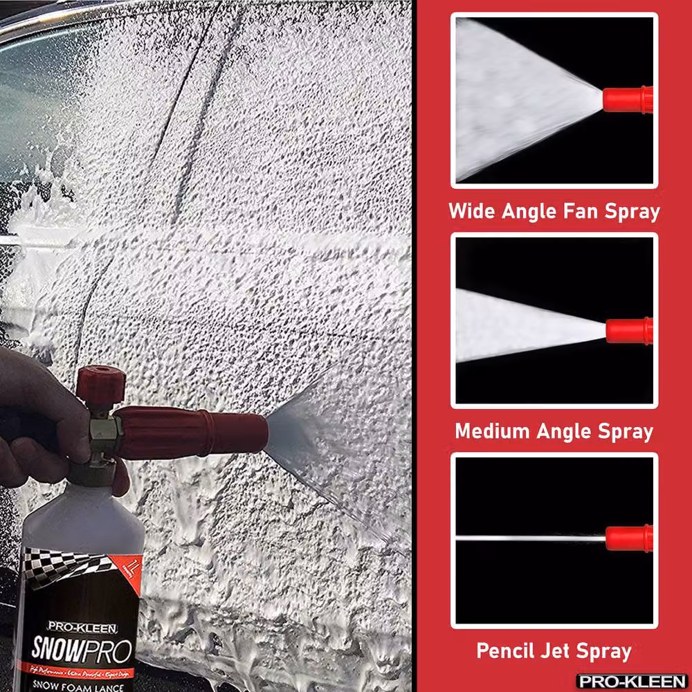 ProKleen Snow Foam Lance Compatible with Karcher K2 to K7, White – 6