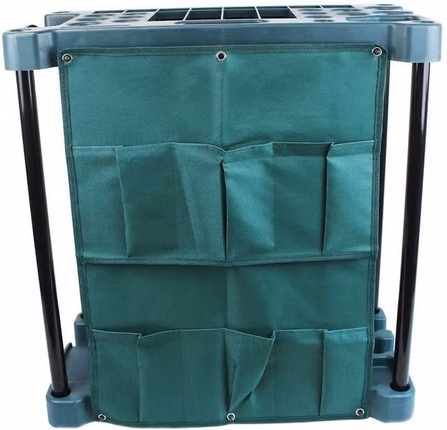 KORVIXA Green Garden Tool Storage Rack and Equipment Holder