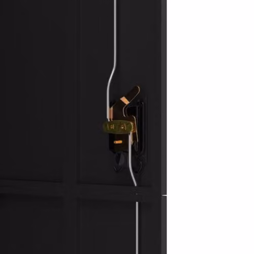 vidaXL Metal File Cabinet in Black with Adjustable Shelves and Lock, W/D/H: 90 x 40 x 180 cm – 4